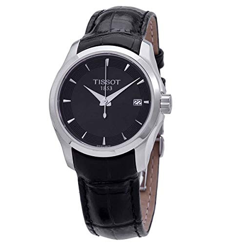 腕時計 ティソ レディース Tissot T-Classic Couturier Quartz Black