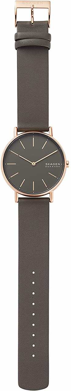 スカーゲン Skagen Signatur シグネチャー チャコールレザー