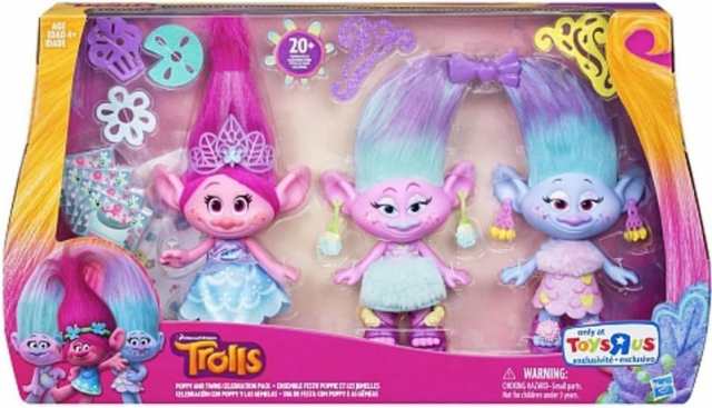 トロールズ アメリカ直輸入 アニメ DreamWorks Trolls Poppy and Twins