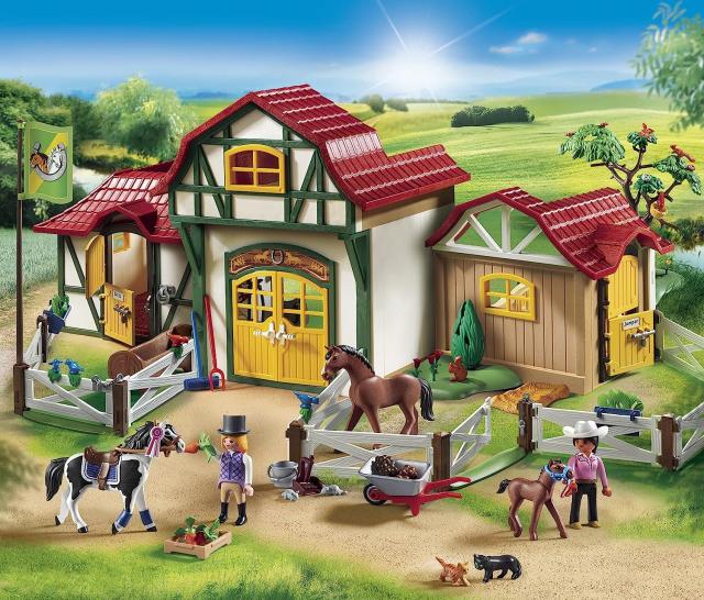 playmobil horse ranch