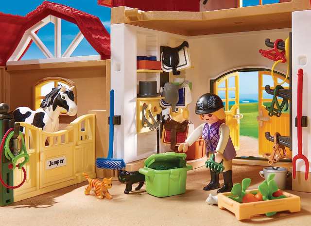 playmobil horse farm