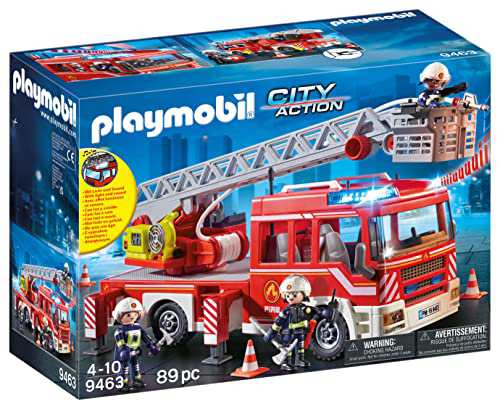 プレイモービル ブロック 組み立て Playmobil Fire Ladder Unitの通販