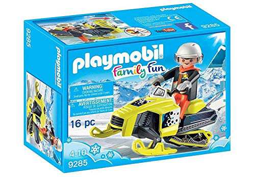 プレイモービル ブロック 組み立て PLAYMOBIL Snowmobile Building Set