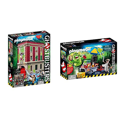 playmobil ghostbusters slimer with hot dog stand