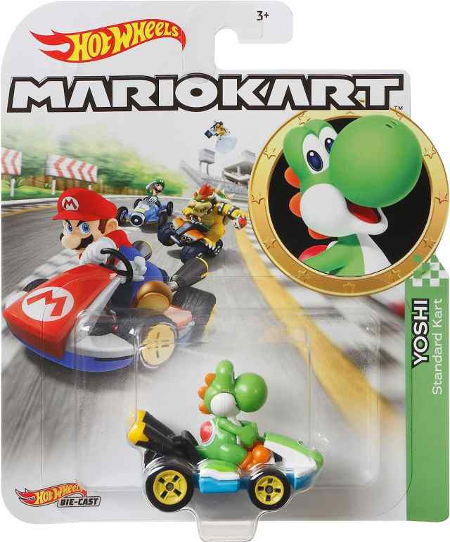 ホットウィール Hot Wheels マリオカート ヨッシー スタンダードカート MARIO KART ビークル ミニカー｜au PAY マーケット