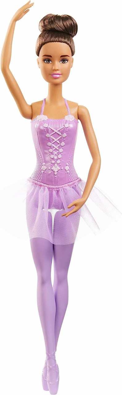 バービー バービー人形 Barbie Ballerina Doll, Brunette, Purple Tutu