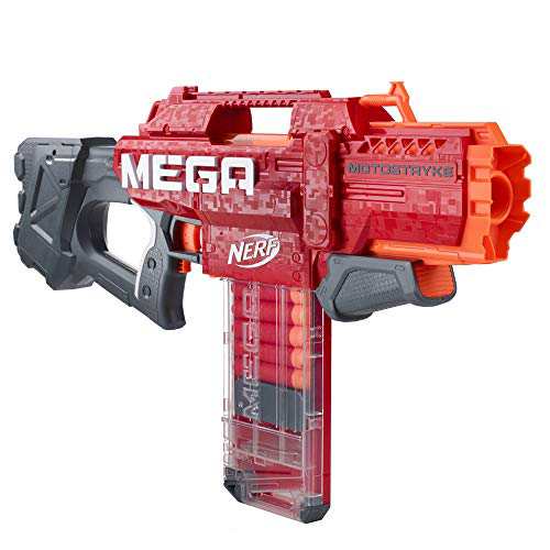 ナーフ Nerf メガ モトストライク 電動ブラスター 10個のNERFメガダーツとダーツクリップ E6473 単2｜au PAY マーケット