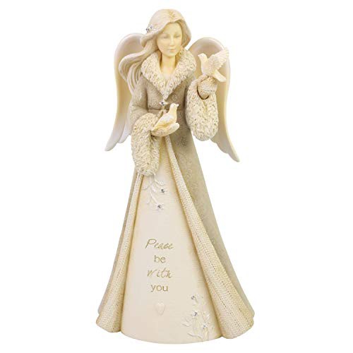 エネスコ Enesco 置物 インテリア Foundations Christmas Angels Peace