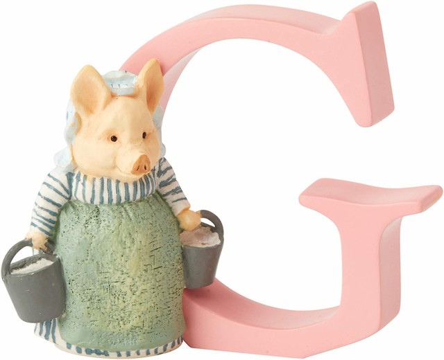 エネスコ Enesco 置物 インテリア Enesco Beatrix Potter Alphabet