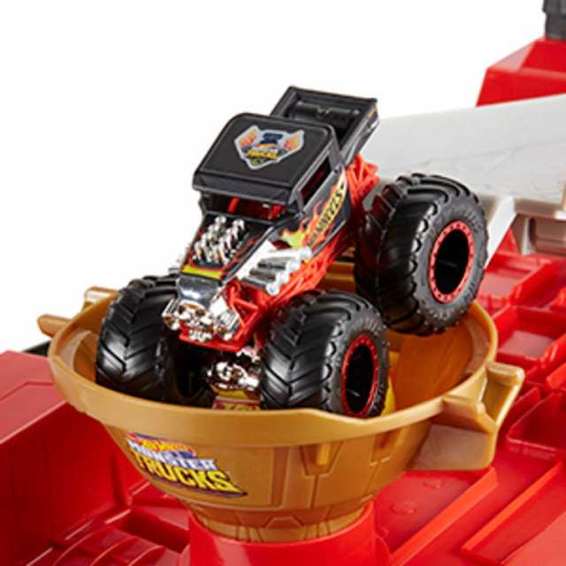 ホットウィール Hot Wheels モンスタートラック ダウンヒルレース&ゴー