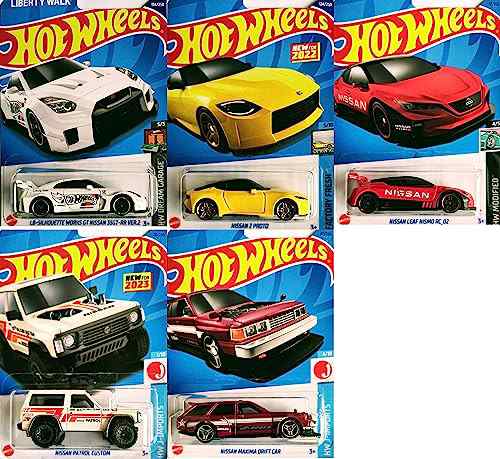 ホットウィール マテル ミニカー Hot Wheels Nissan 5 Car Set Bundle