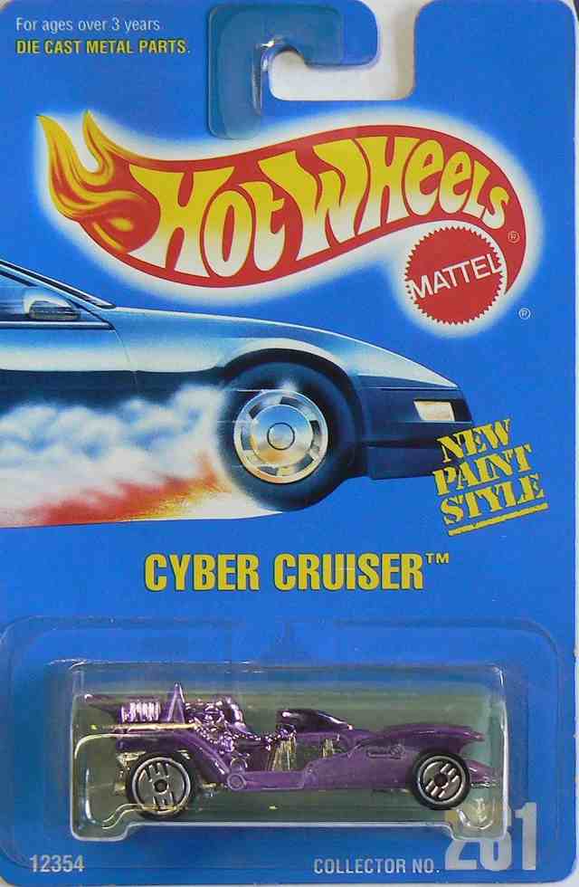 ホットウィール マテル ミニカー Hot Wheels Cyber Cruiser Col#261の