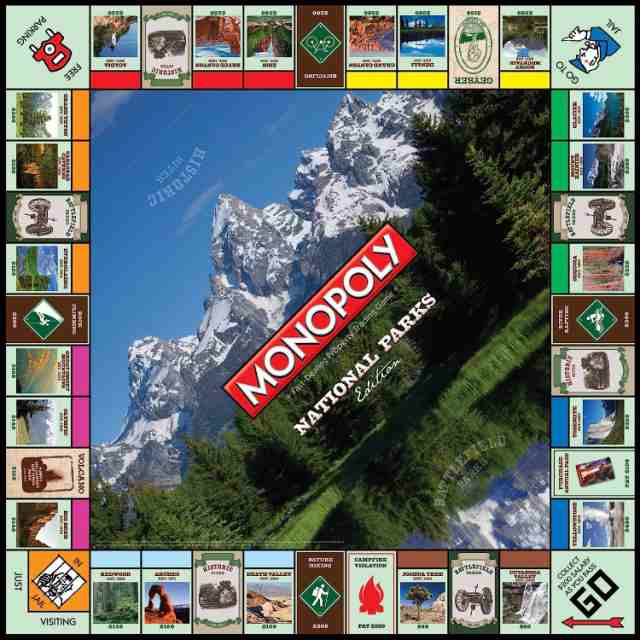 ボードゲーム 英語 アメリカ USAOPOLY Monopoly National Parks