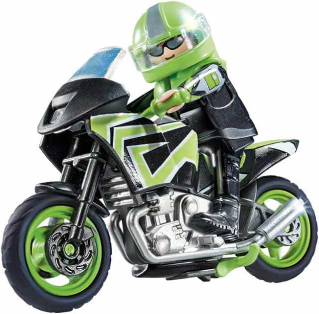 プレイモービル ブロック 組み立て Playmobil Motorcycle with Rider Figure Playsetの通販はau - マニアックス au PAY マーケット店 au PAY マーケット－通販サイト