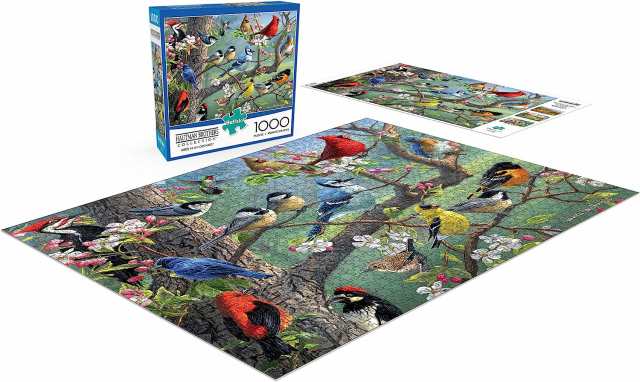 ジグソーパズル 海外製 1000ピース 果樹園の鳥 ハウトマンブラザーズ