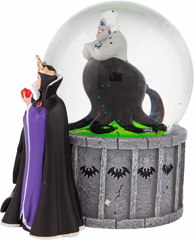 スノーグローブ 雪 置物 Department 56 Disney Villains Ursula