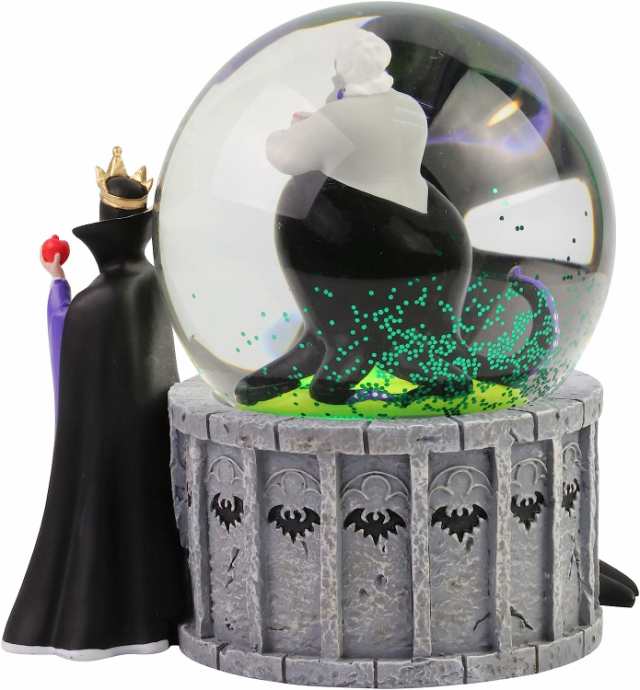 スノーグローブ 雪 置物 Department 56 Disney Villains Ursula