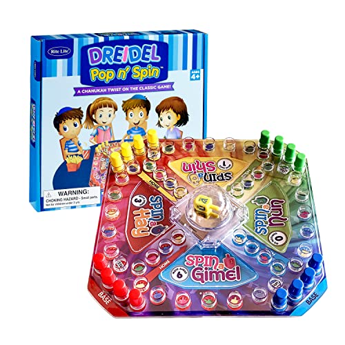 ボードゲーム 英語 アメリカ Rite Lite Dreidel Pop & Spin Hanukkah Board Game