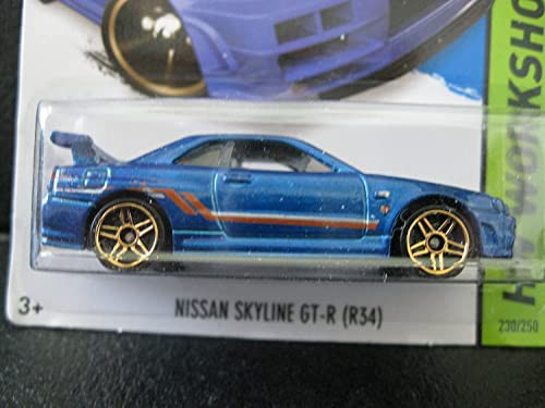 ホットウィール Hot Wheels ニッサン スカイライン GT-R (R34) HW