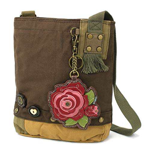 chala バッグ パッチ Chala Women Handbag Patch Crossbody - Red Rose