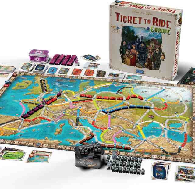 ボードゲーム 英語 アメリカ Ticket to Ride Europe 15th Anniversary