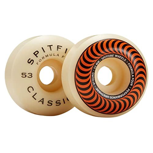 ウィール タイヤ スケボー Spitfire Classic Skateboard Wheel, 53 mm