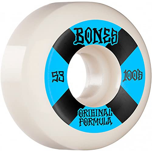 ウィール タイヤ スケボー Bones 100's #4 53mm V5 Sidecut White