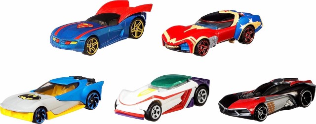 ホットウィール Hot Wheels キャラクターカー DC 5パック ワンダー