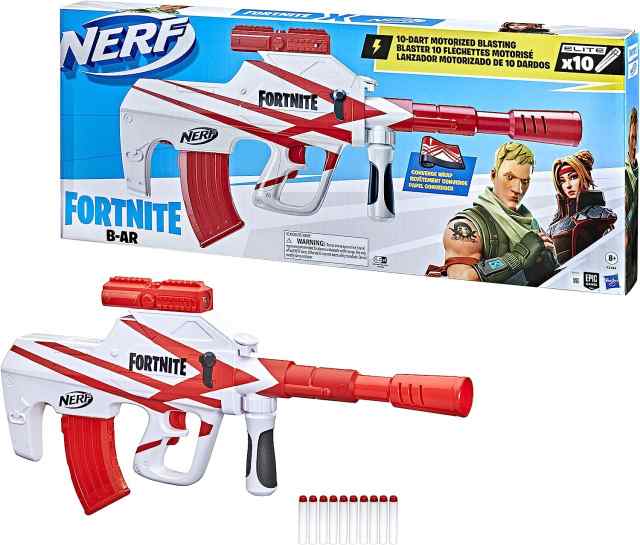 ナーフ FORTNITE アメリカ NERF Fortnite B-AR Motorized Dart Blaster