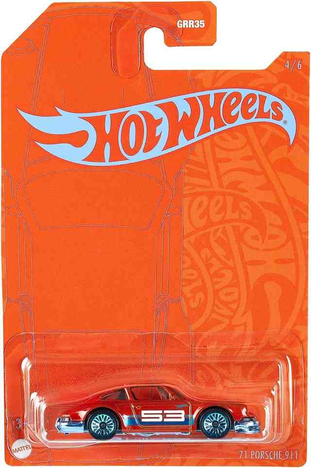 ホットウィール Hot Wheels '71 ポルシェ 911 オレンジ 4/6 PORSCHE