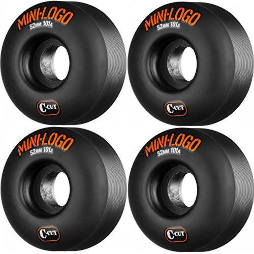 ウィール タイヤ スケボー Mini Logo C-Cut Black Skateboard Wheels