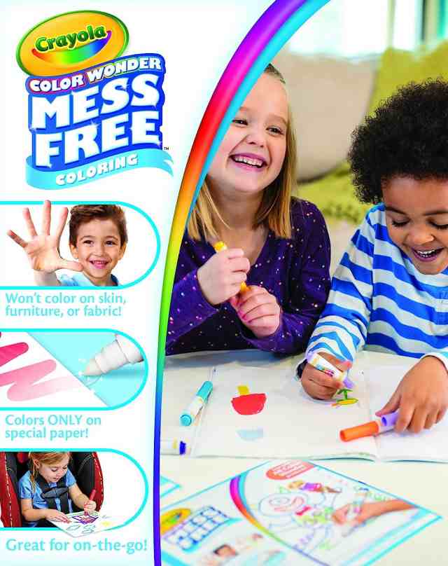 クレヨラ アメリカ 海外輸入 Crayola Color Wonder Markers, Mess Free