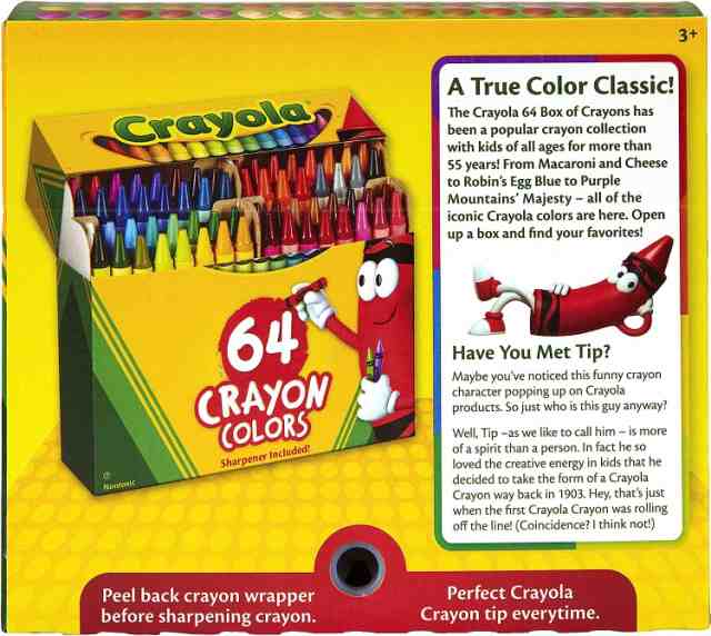 クレヨラ アメリカ 海外輸入 Crayola Crayons, Crayon Box with