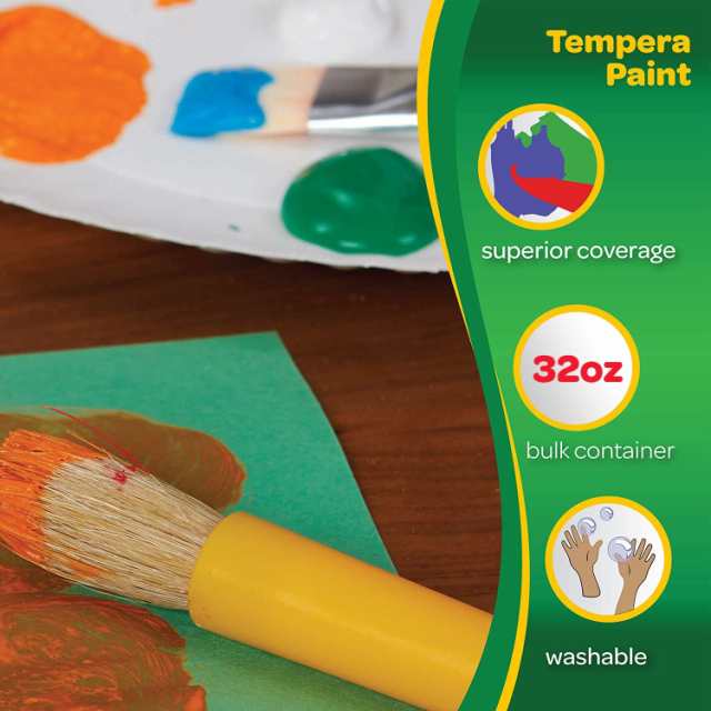 クレヨラ アメリカ 海外輸入 Crayola Washable Tempera Paint For Kids