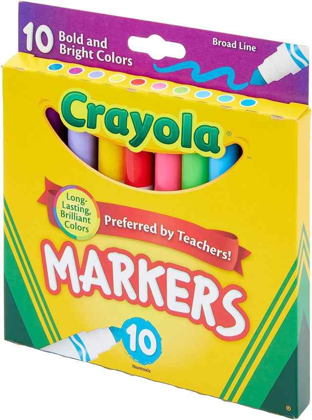 クレヨラ アメリカ 海外輸入 Crayola Bold & Bright Markersの通販はau