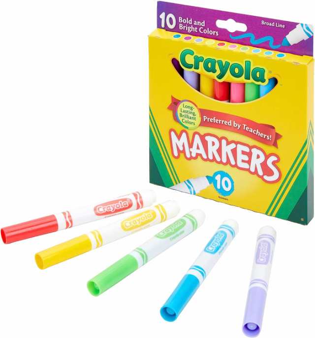 クレヨラ アメリカ 海外輸入 Crayola Bold & Bright Markersの通販はau