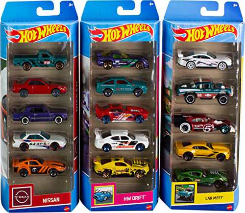 ホットウィール マテル ミニカー Hot Wheels Set of 15 Toy Cars or