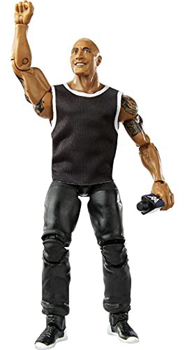 WWE フィギュア アメリカ直輸入 WWE The Rock Elite Collection Action Figure, 6-in Posable  Collectibl｜au PAY マーケット