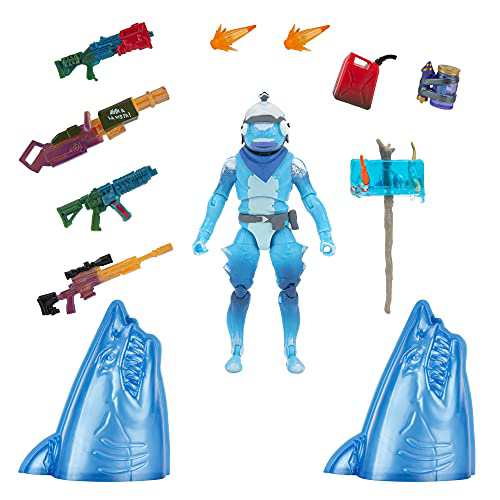 フォートナイト FORTNITE フィギュア Fortnite Solo Mode & Shark Set: Articulated  Fishstick Figure wi｜au PAY マーケット