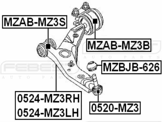 自動車パーツ 海外社外品 修理部品 REAR ARM BUSHING FRONT ARM WITH