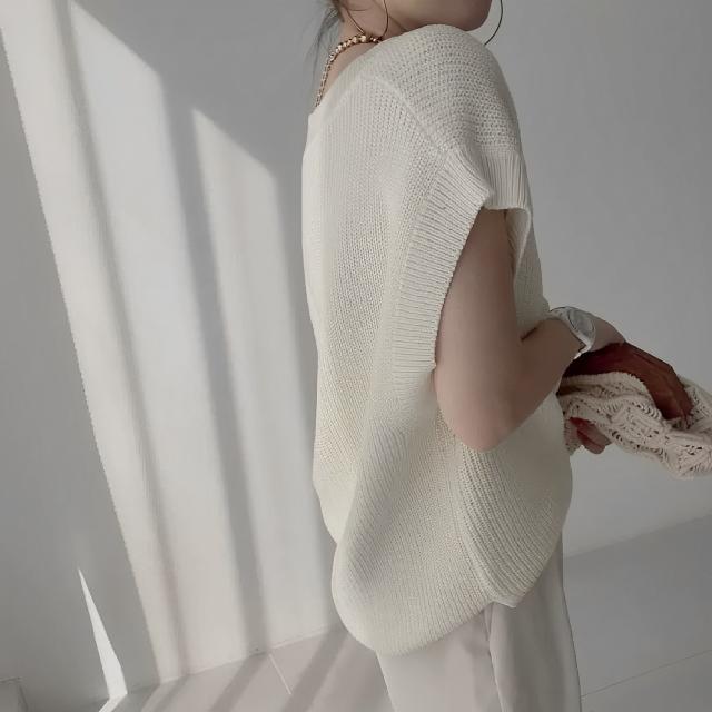 レディース サマーニット ドロップショルダー Vネック フェミニン 伸縮性 かわいい カジュアル ガーリー エレガント キュート 無地 夏 秋 ロングシーズン オフィス ショッピング カフェ ゆったり フリーサイズ ホワイト ブラック ピンク 【OK0003】の通販は