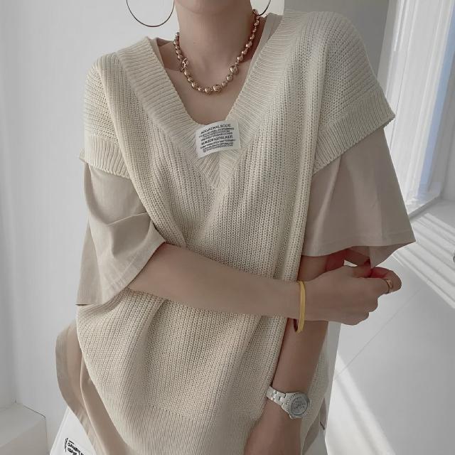 レディース サマーニット ドロップショルダー Vネック フェミニン 伸縮性 かわいい カジュアル ガーリー エレガント キュート 無地 夏 秋 ロングシーズン オフィス ショッピング カフェ ゆったり フリーサイズ ホワイト ブラック ピンク 【OK0003】の通販は