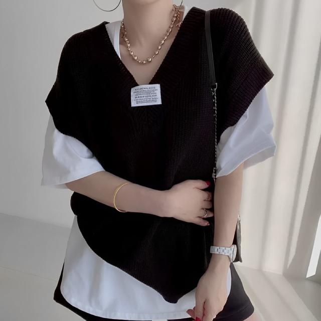 レディース サマーニット ドロップショルダー Vネック フェミニン 伸縮性 かわいい カジュアル ガーリー エレガント キュート 無地 夏 秋 ロングシーズン オフィス ショッピング カフェ ゆったり フリーサイズ ホワイト ブラック ピンク 【OK0003】の通販は
