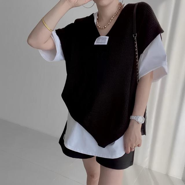 レディース サマーニット ドロップショルダー Vネック フェミニン 伸縮性 かわいい カジュアル ガーリー エレガント キュート 無地 夏 秋 ロングシーズン オフィス ショッピング カフェ ゆったり フリーサイズ ホワイト ブラック ピンク 【OK0003】の通販は