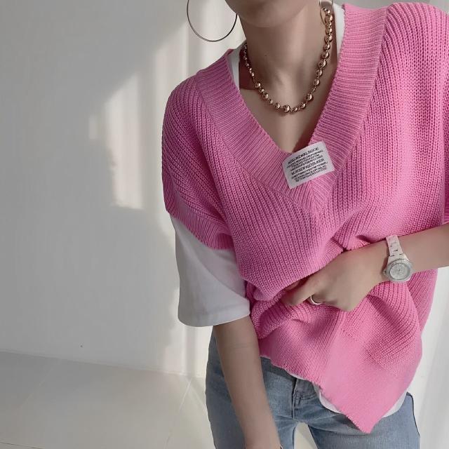 レディース サマーニット ドロップショルダー Vネック フェミニン 伸縮性 かわいい カジュアル ガーリー エレガント キュート 無地 夏 秋 ロングシーズン オフィス ショッピング カフェ ゆったり フリーサイズ ホワイト ブラック ピンク 【OK0003】の通販は