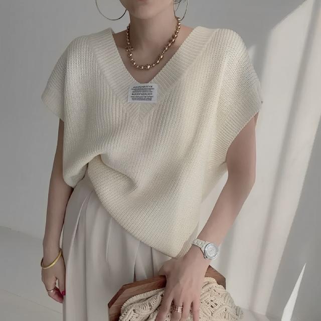 レディース サマーニット ドロップショルダー Vネック フェミニン 伸縮性 かわいい カジュアル ガーリー エレガント キュート 無地 夏 秋 ロングシーズン オフィス ショッピング カフェ ゆったり フリーサイズ ホワイト ブラック ピンク 【OK0003】の通販は