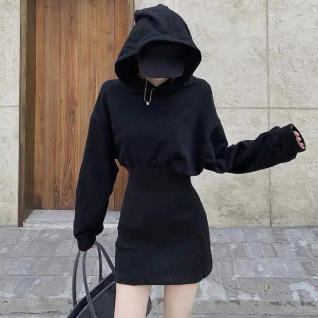 フーディミニワンピースレディース かわいい 大人可愛い きれいめ 上品 おしゃれ かっこいい こなれ感 個性的 エレガント 都会的 ナチュラル オフィス ビジネス OL 通勤 学生 学校 デート お出かけ お泊まり【IN0001】の通販は 5,200円