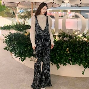 セクシー かぎ編み レディース トップス 長袖 ハイネック タイト