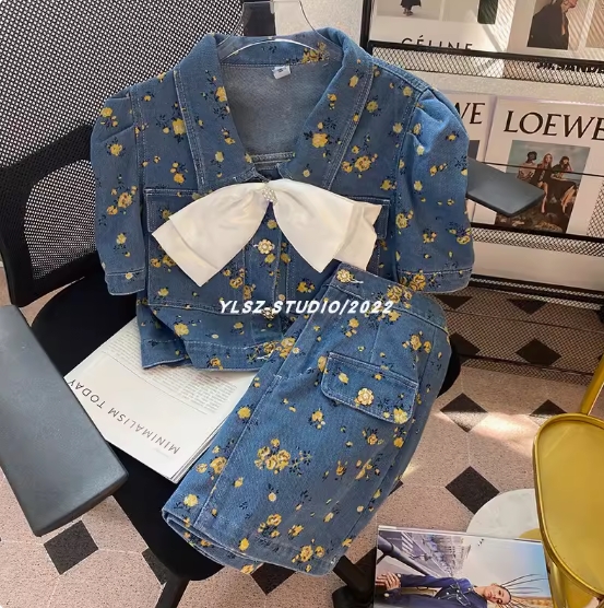 レディース スカート デニムジャケット セットアップ 2点セット ツーピース テーラードジャケット タイトスカート ミニスカート 半袖 コンサバ かわいい 大人可愛い きれいめ シンプル 上品 おしゃれ レトロ クール エレガント 抜け感 かっちり ヴィンテージ ラブリーの通販は 6,273円