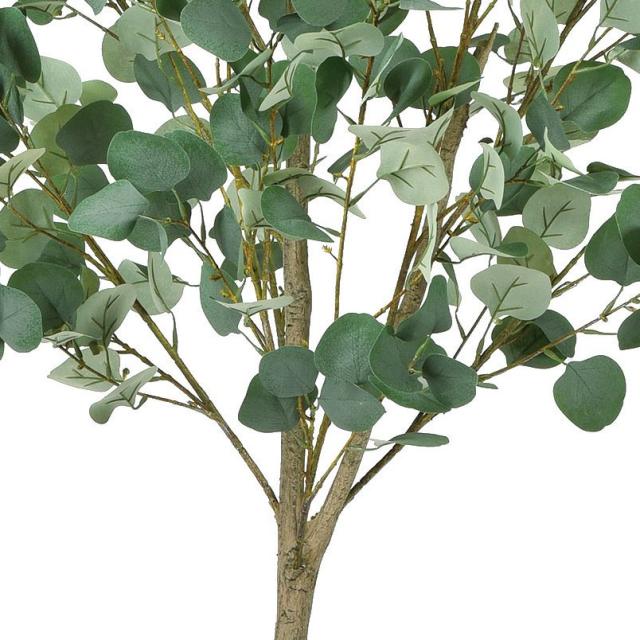 人工観葉植物 ユーカリ （ポット付き） グレイグリーン 高さ180cm （P282-a50992) （代引き不可） インテリアグリーン フェイクグリーン_2